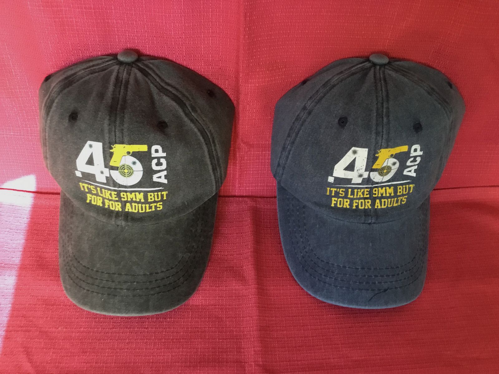 Gorra de béisbol 45 ACP Negra, Azul