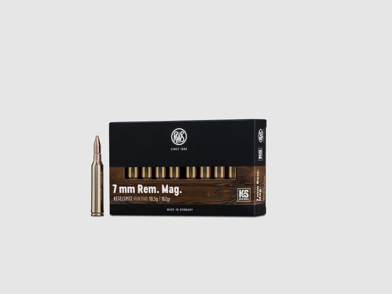RWS 7mm Rem. Mag. Kegelspitz 10,5g 162grs