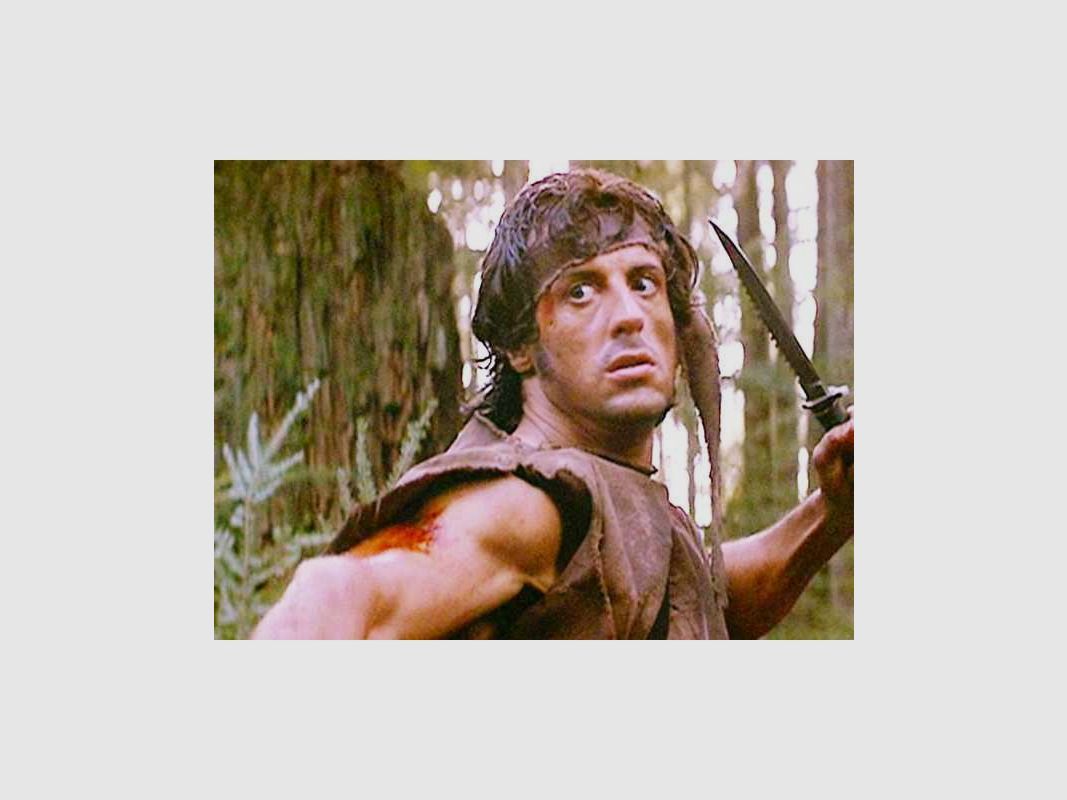 Rambo 1 First Blood Part I SE Bowie Messer Hollywood Collectibles