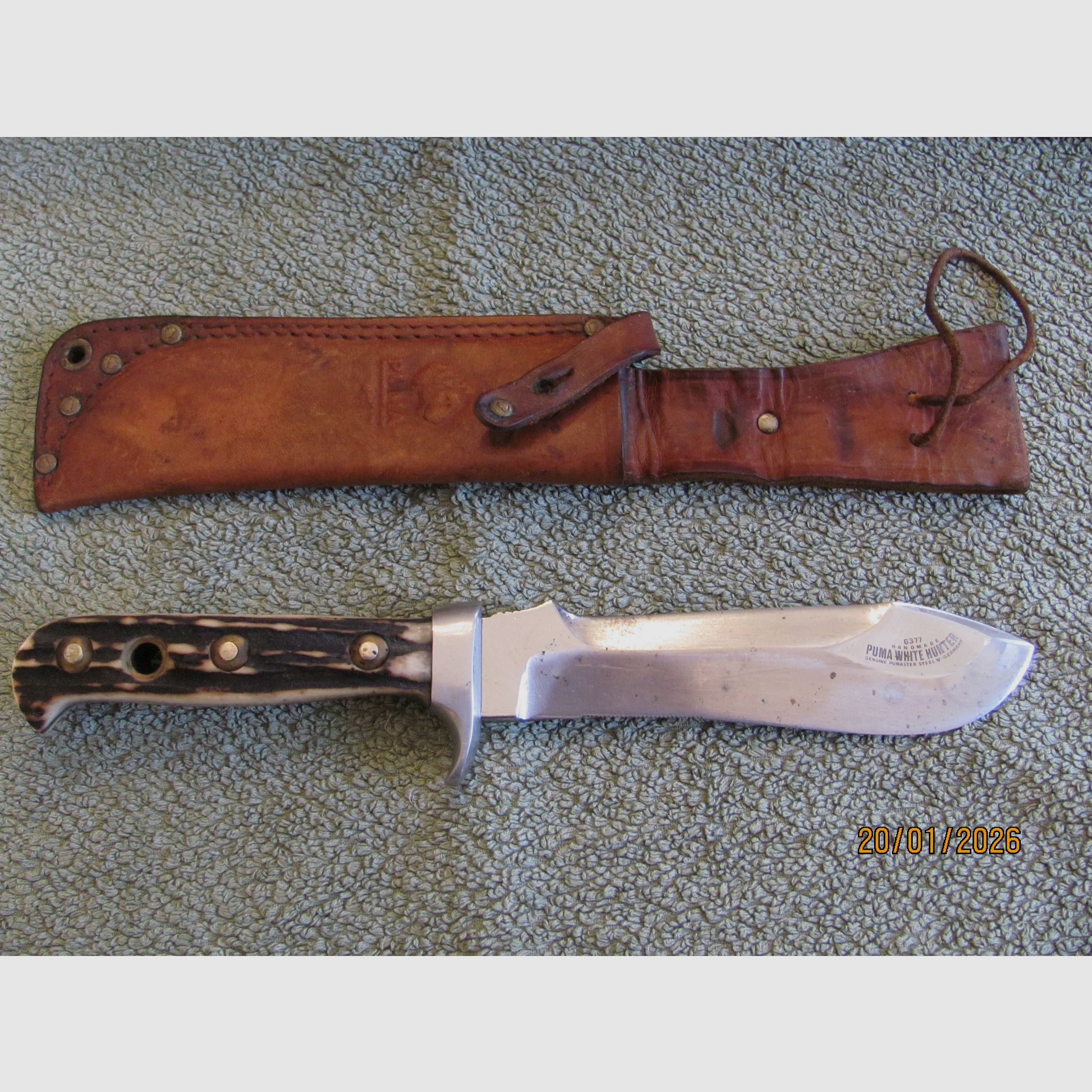 Original Puma White Hunter 6377 - utilisé, sans dommages #2