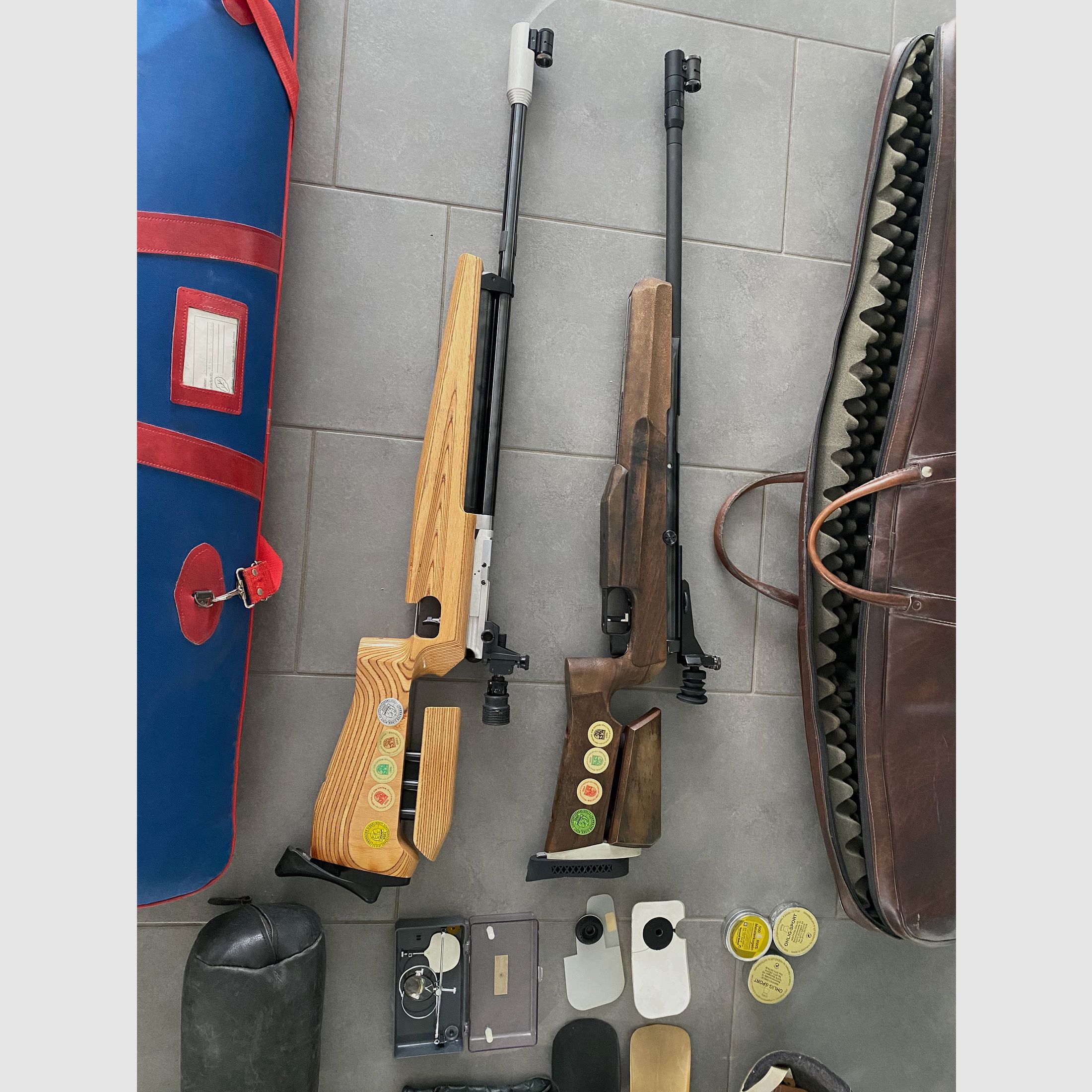 1x Luftgewehr Feinwerkbau 601 und 1x Luftgewehr Diana 75