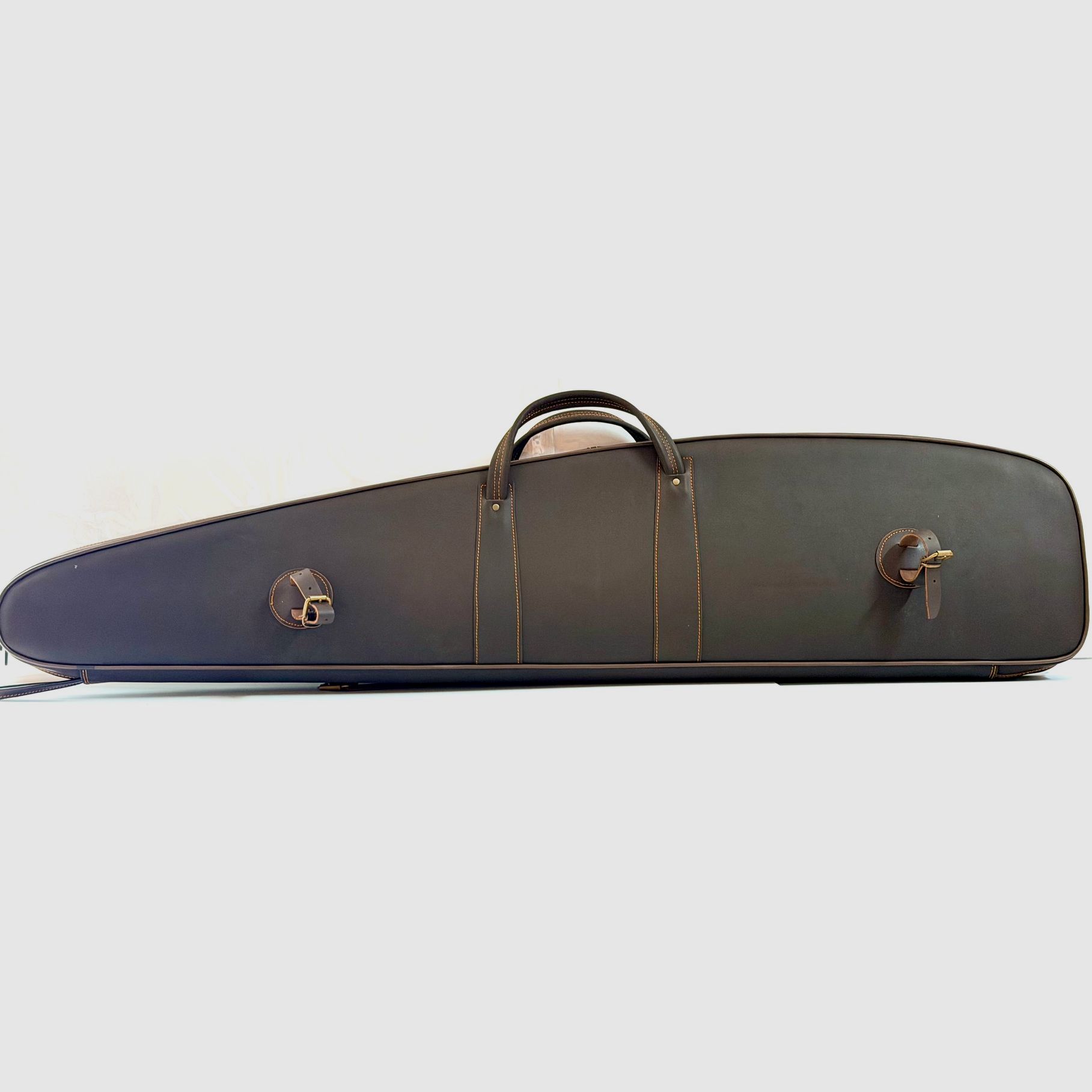Futaille pour fusil avec lunette 125 cm rembourrée en cuir suédé El Corzo, image 1 sur 6