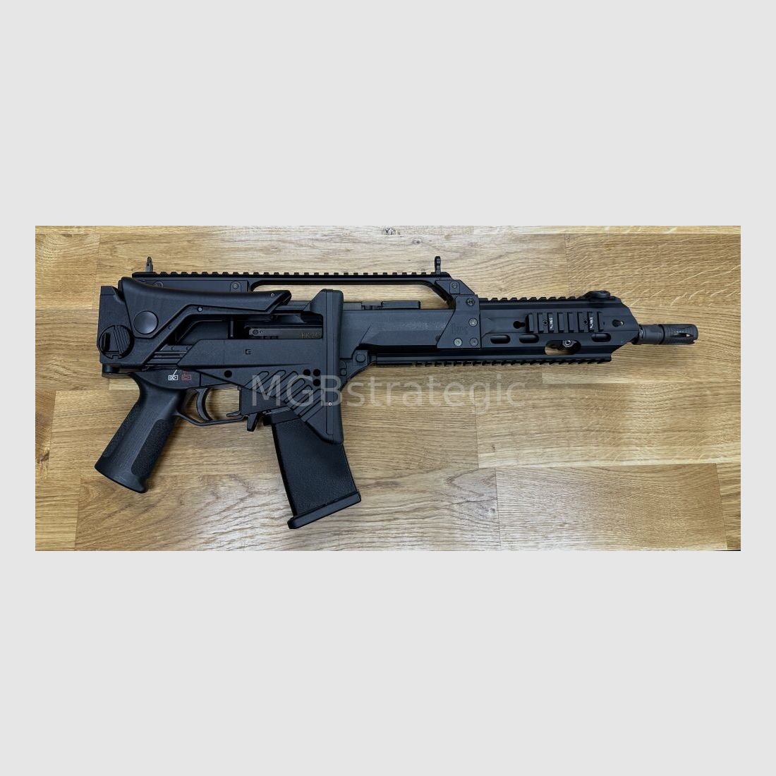 Heckler & Koch MGB243K Limited Edition halfautom. geweer .223Rem HK243 in "G36K" looplengte Limited Edition door MGB - klapstok - civiele versie van de H&K G36KA4 G36K