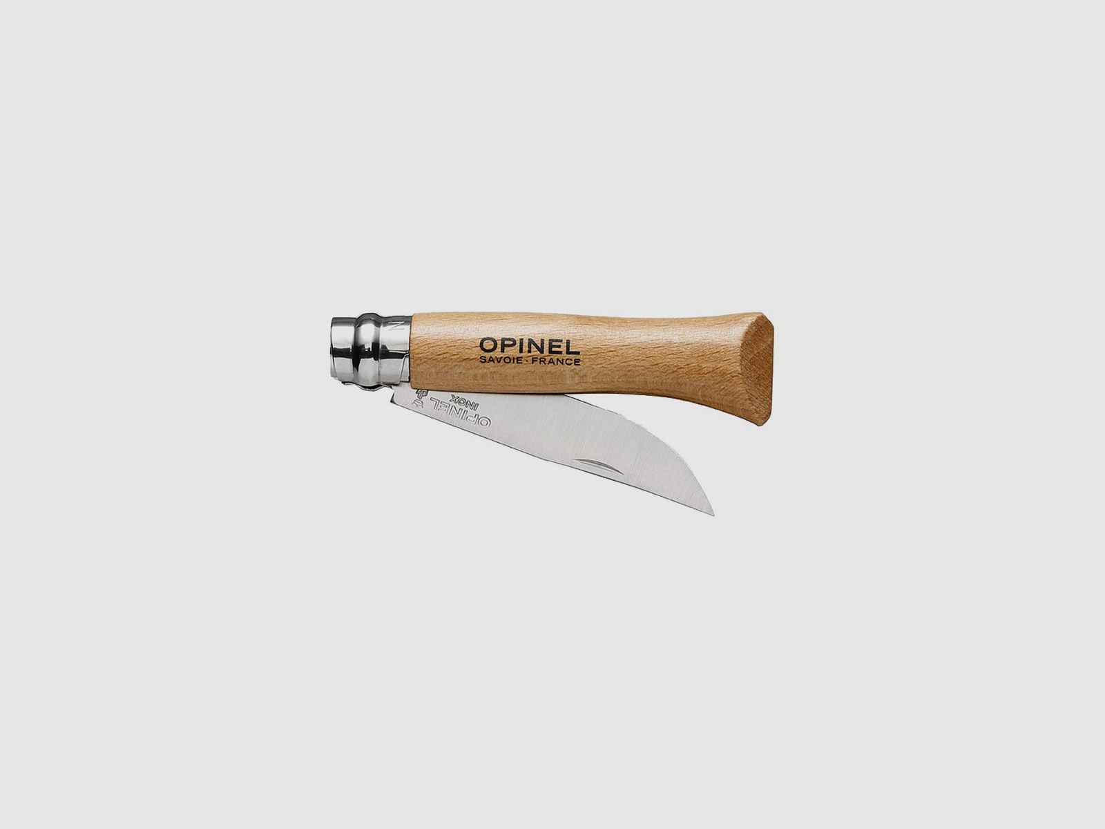 Coltello Opinel 12 lama inox manico faggio, immagine 2 di 2