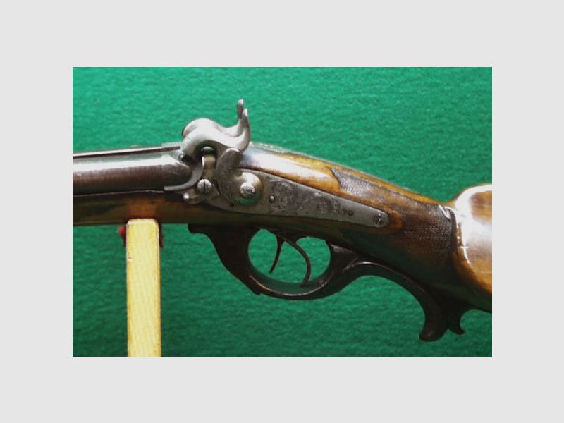 Jacob Wunderlich double-barreled percussion gun