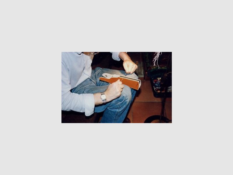 Holster HKDesign Art. Nr. 002 : Holster simple avec fermeture à pression - pour ESP 85 A - pour droitier