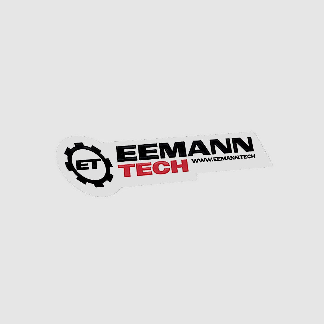 Eemann Tech Adhesif 3D avec logo – Blanc, image 2 sur 3