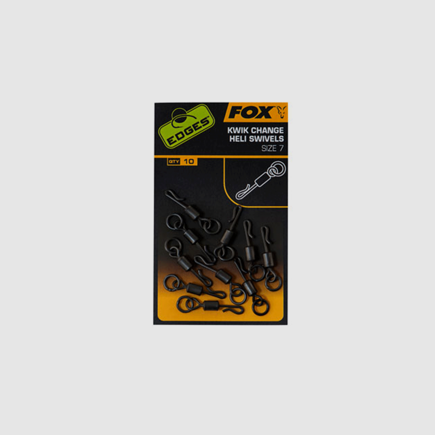 FOX – EDGES™ KWIK CHANGE HELI SWIVELS SIZE 7 (10 PCS), image 1 of 2