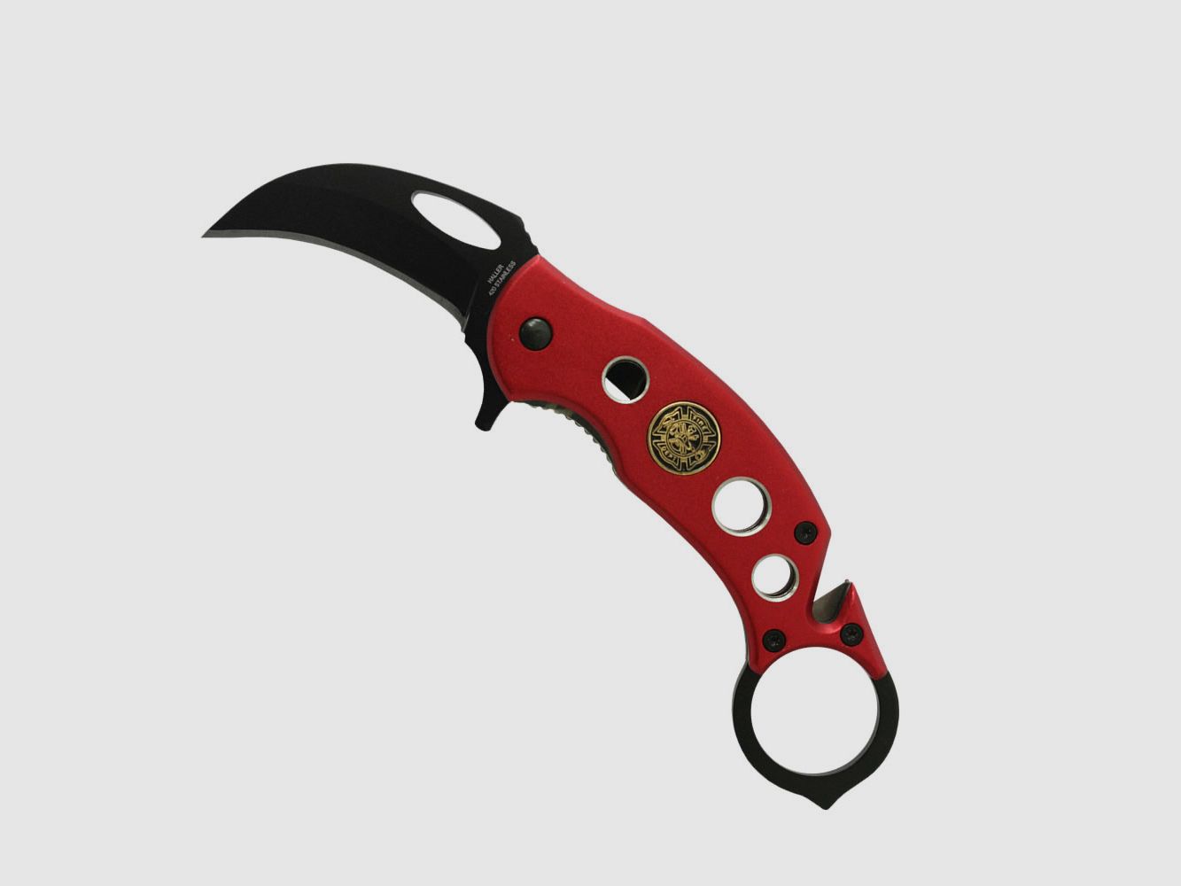Red Karambit federuntersttzt