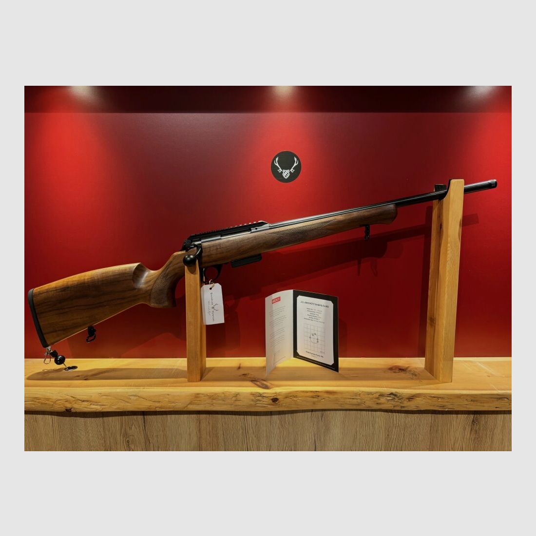 Anschütz 1771 D G-15x1 Niemiecka kolba, 51cmLL, bezpośredni spust