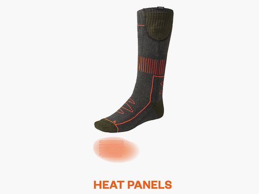 SEELAND CELSIUS HEAT SOCK Heated Socks Pine Green Melange