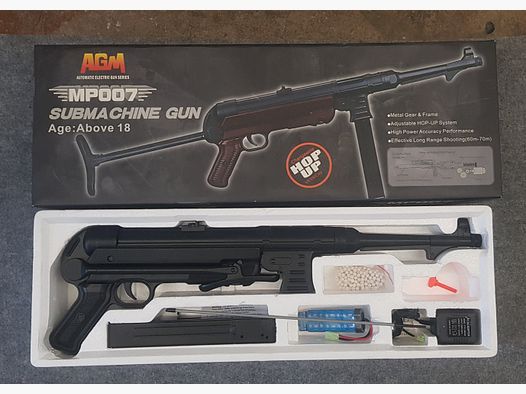AS-24  MP40 AEG Metall Gear Softair Gewehr  Maschinenpistole ab 18 Jahre 6mm BB