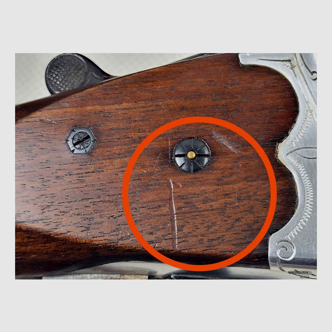 Heym double-barreled rifle