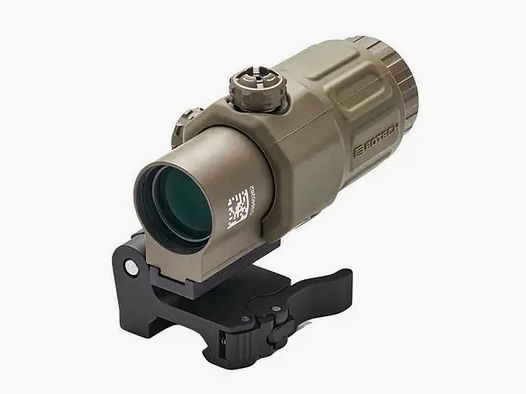 EoTech – G33 / 3 power magnifier with quick disconnect / switch to side (STS) mount / TAN
