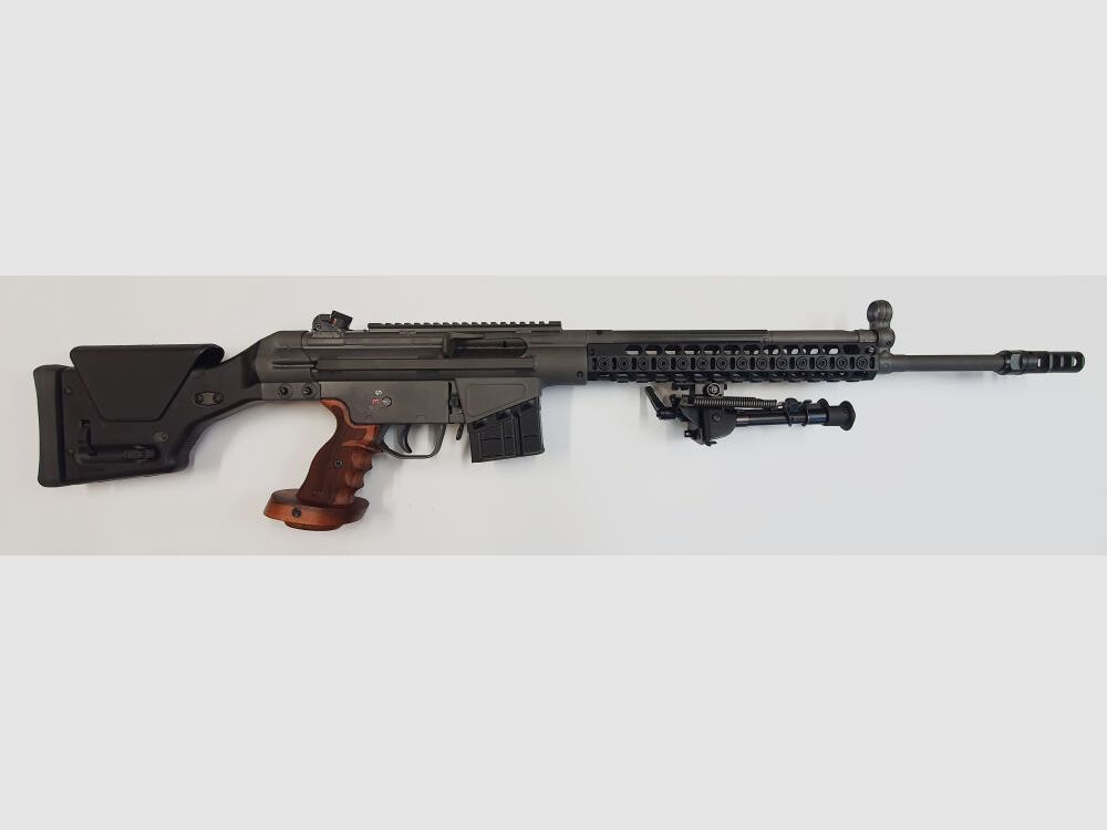 Schwaben Arms GmbH semi-automatisch geweer SAR M41 DMR (DESIGNATED MARKSMAN RIFLE) in kaliber 308win. vergelijkbaar met HK41/G3 Custom