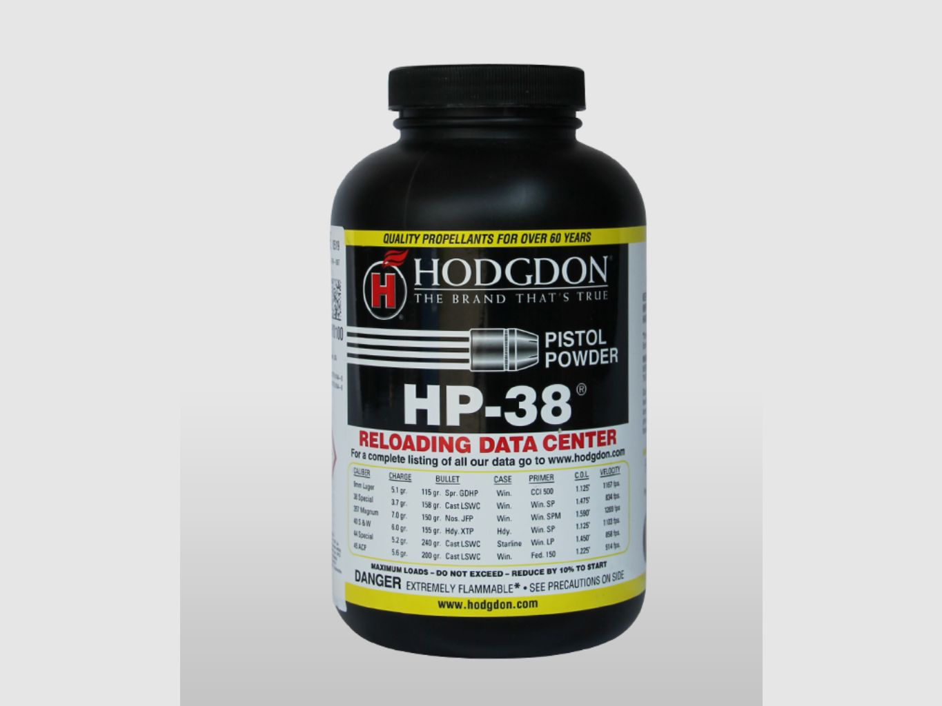 Hodgdon NC-Pulver HP38