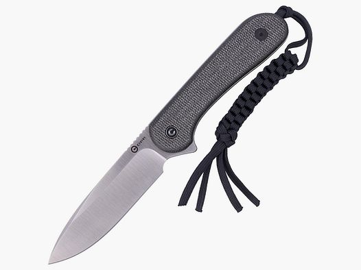 Civivi Elementum fixed tactical knife, dark green Micarta, satin D2 (C2105B)