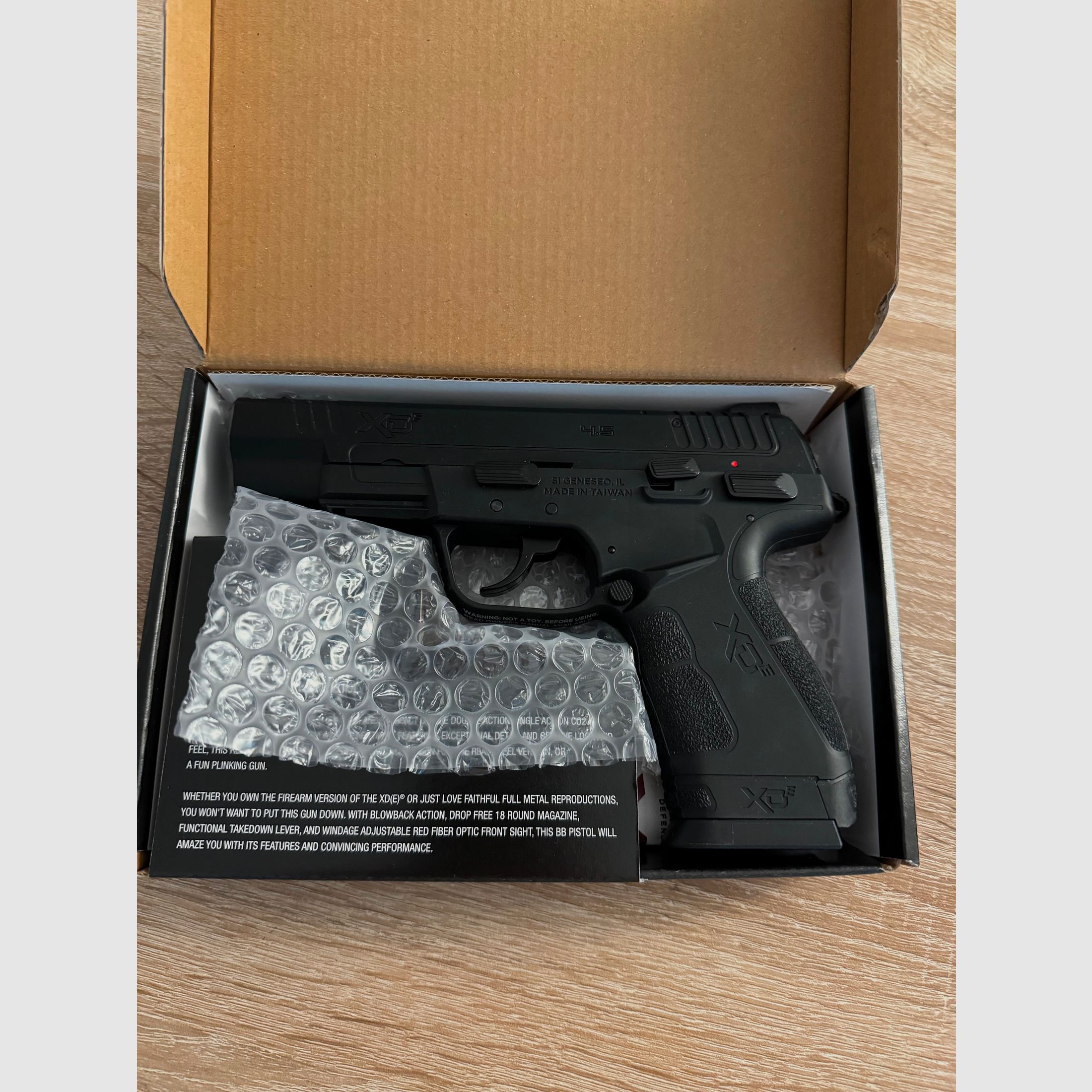 CO2 Pistole Springfield XDe Blow Back 