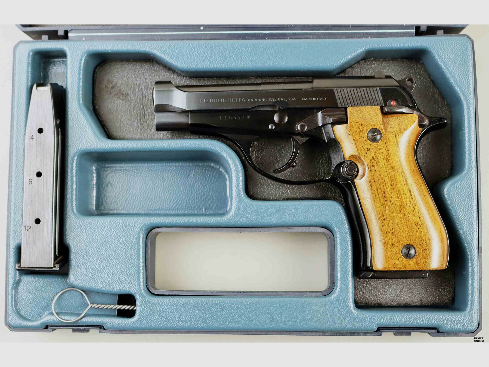 Pistola Beretta mod. 81 cal. 7,65 mm matr. D56454W, immagine 9 di 11
