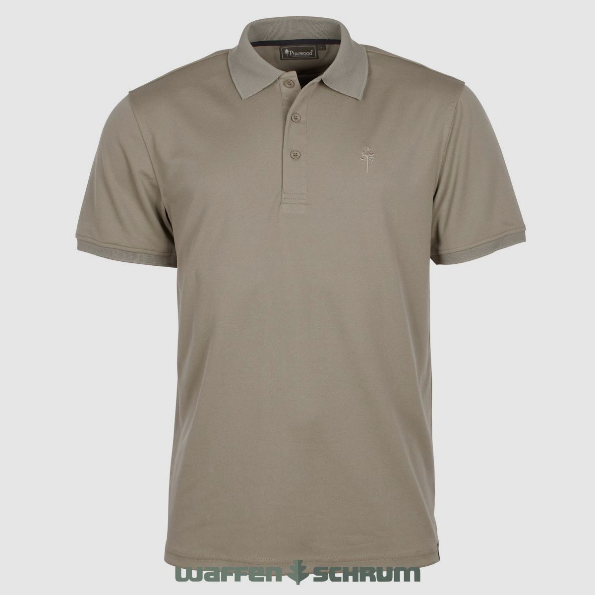 Pinewood Polo Shirt Ramsey Coolmax Mid Khaki