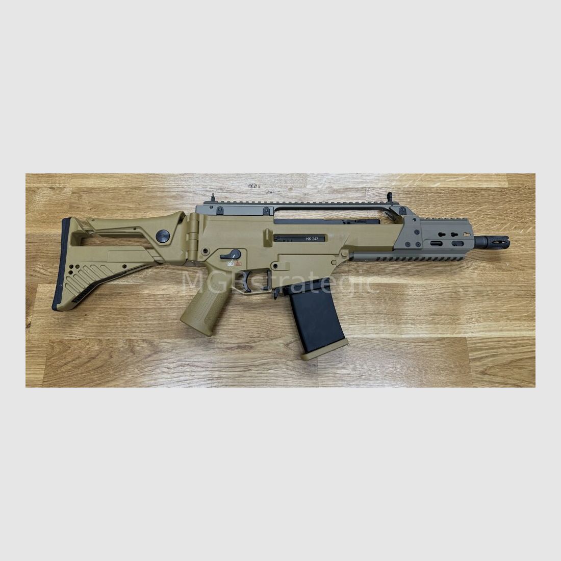 Heckler & Koch MGB243C Edición Limitada carabina semiautomática .223Rem HK243 en longitud de cañón "G36C" Edición Limitada por MGB - Culata fija - versión civil del H&K G36C, imagen 3 de 5