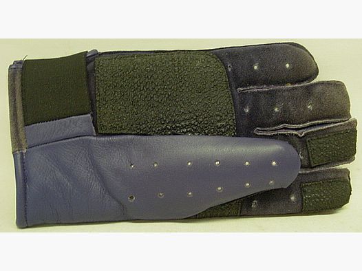 Gehmann Schießhandschuh - Rechts Gr.XL viollett/bl Leder