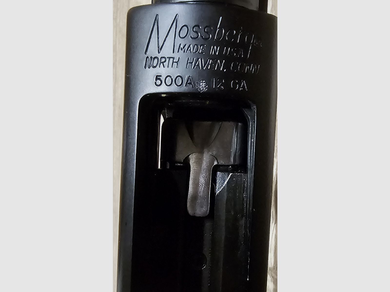 Mossberg 500A Slugster (première main) – Cal. 12/76 (aussi 12/70) – Canon rayé & optique Bushnell