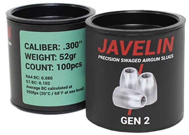 Slugs Javelin Gen 2 7.62mm. 52 grain (.300)