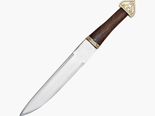 Sax knife with leather sheath
