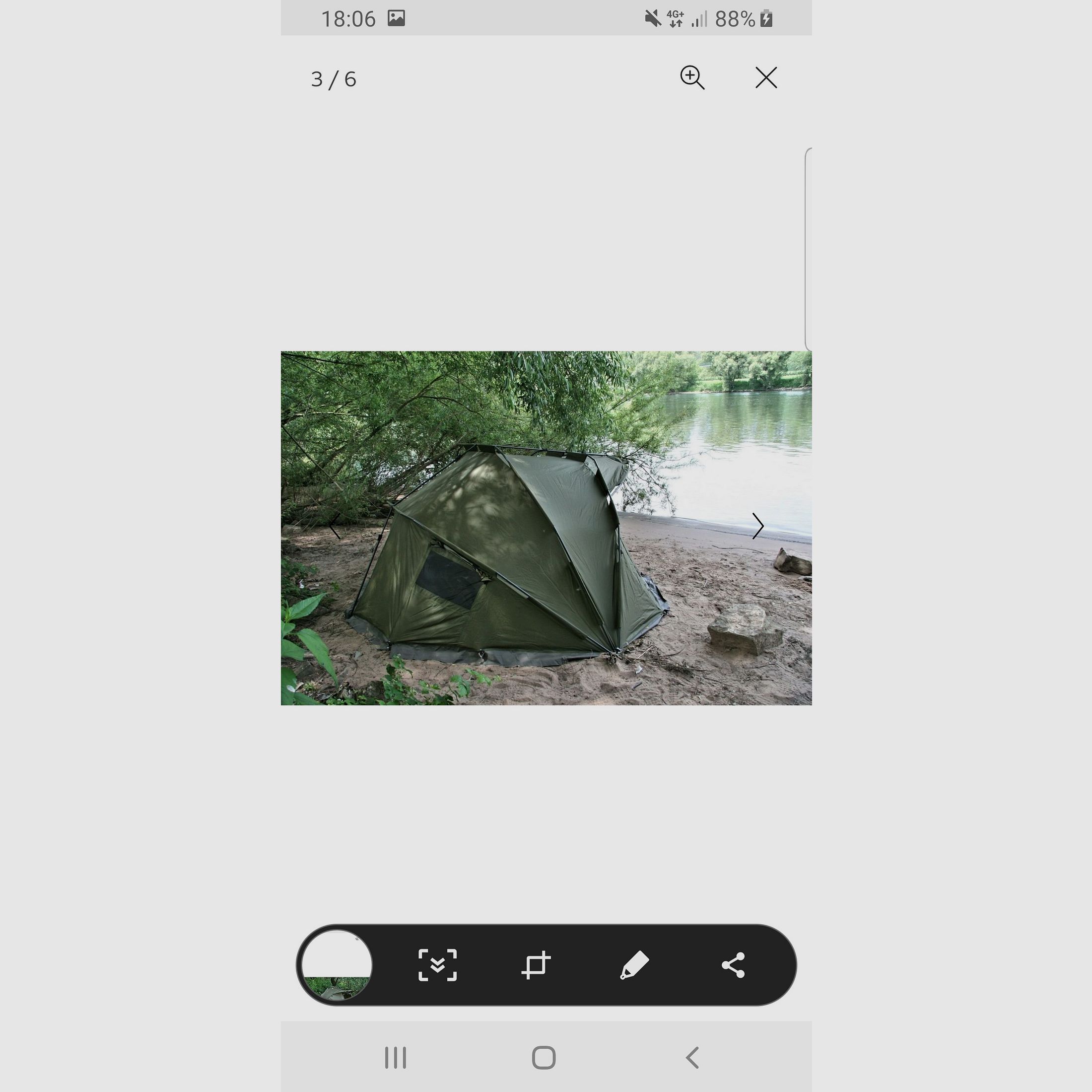 Carpa de ángel 2 personas + cama de carpa nueva