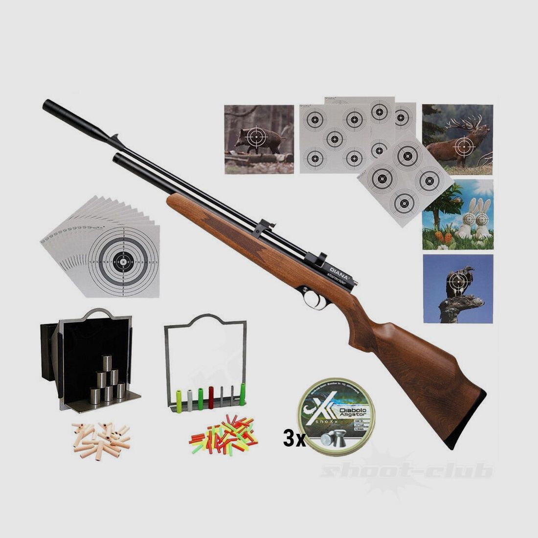 Diana Diana Stormrider PCP 4,5mm Super Target Set