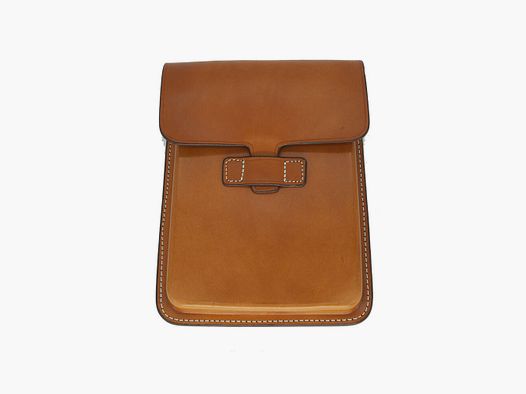 Triple K Tablettasche T-Flap Design braun