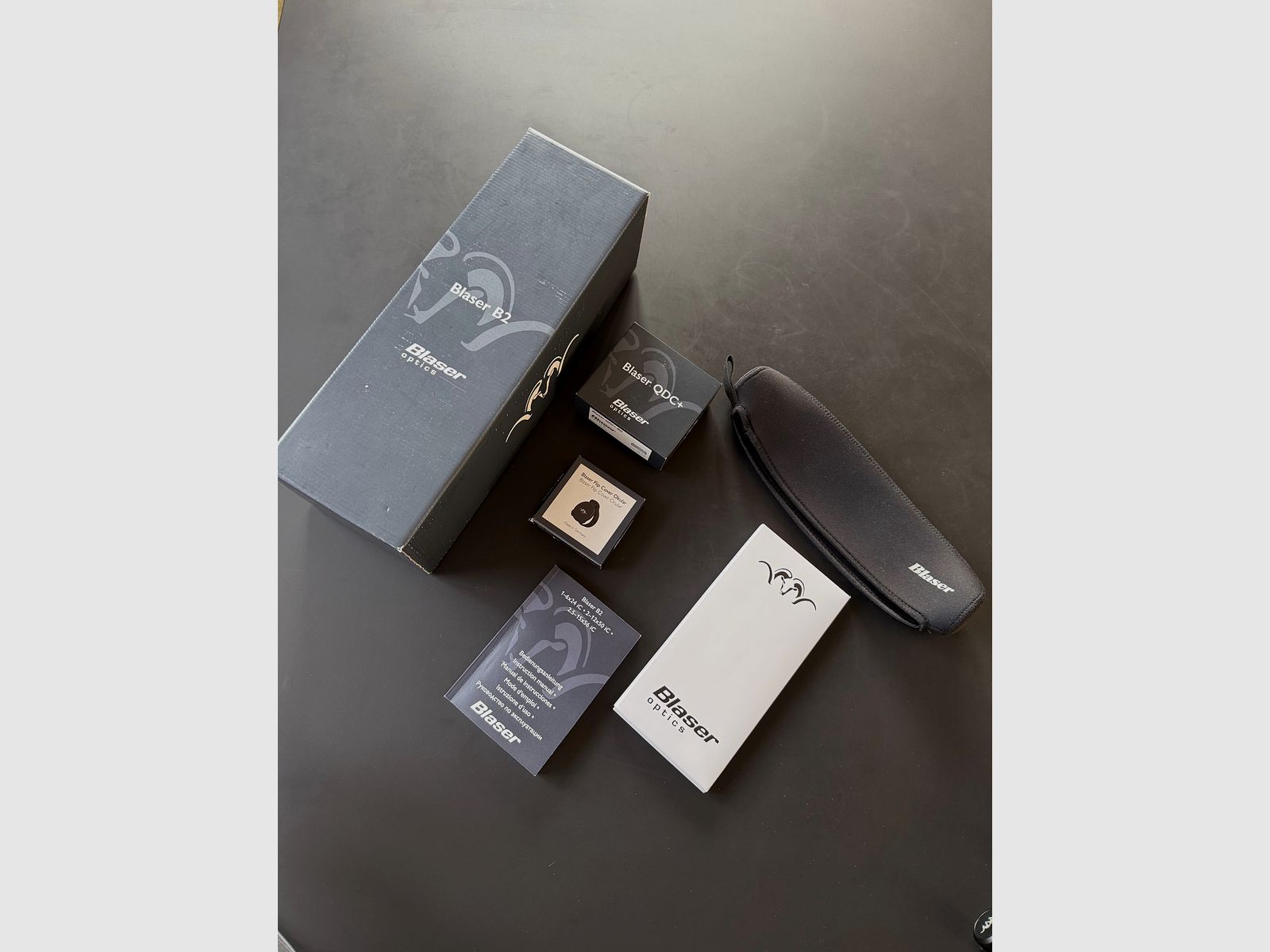 Blaser B2 2-12x50 iC S telescopio de mira / QDC + ajuste rápido de retícula