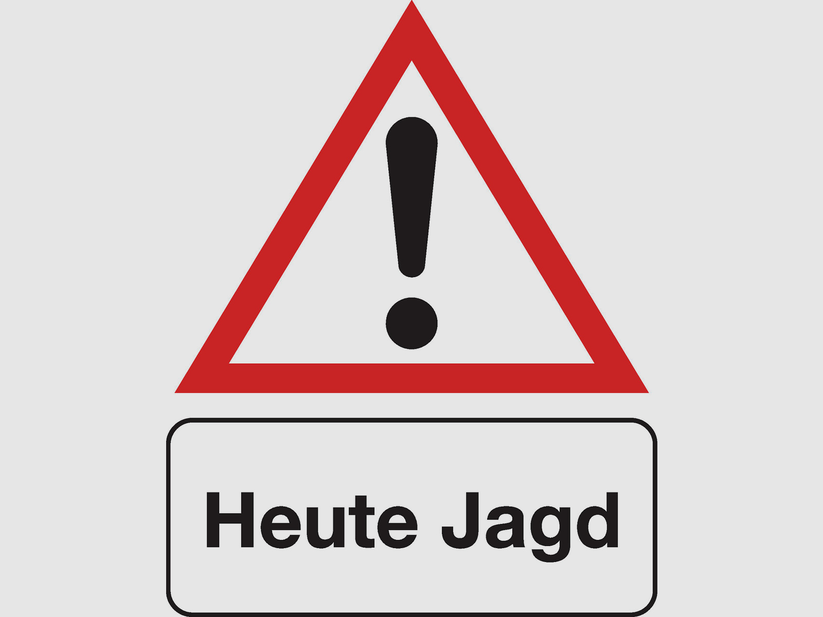 Absperrbanner Jagd
