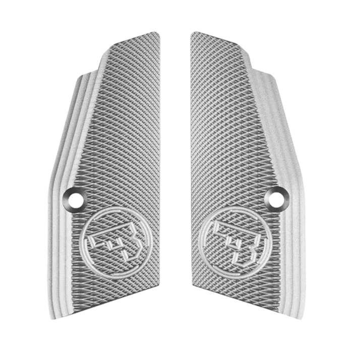 CZ Griffschalen TS & SP-01 Aluminium Silber – 1 Paar, kurz