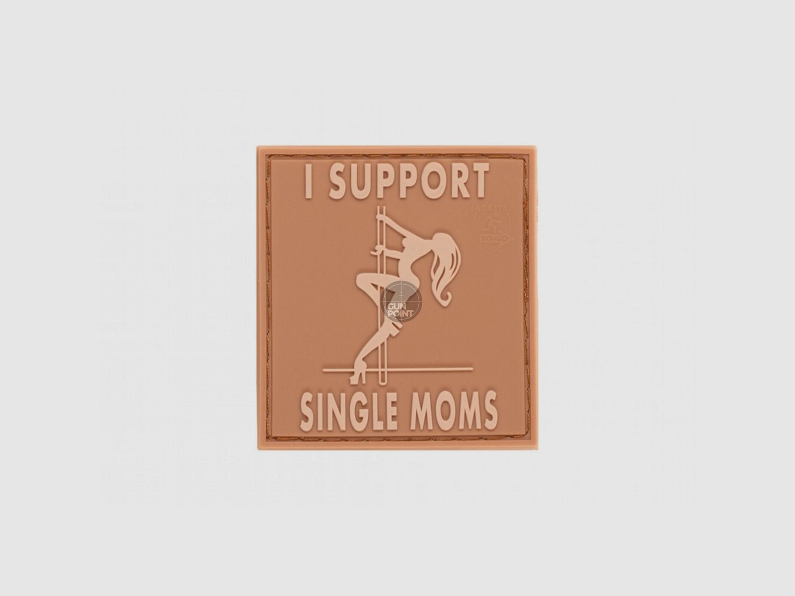 I Support Single Mums Rubber Patch