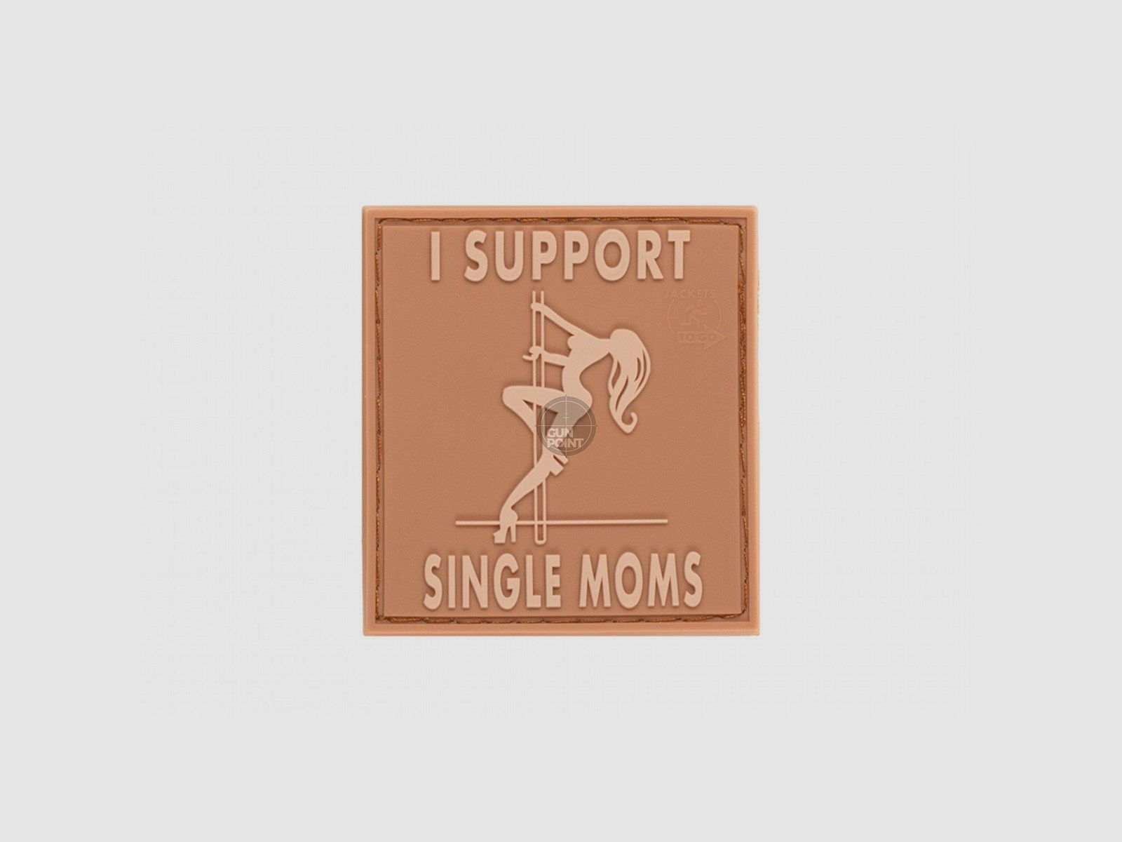 I Support Single Mums Rubber Patch