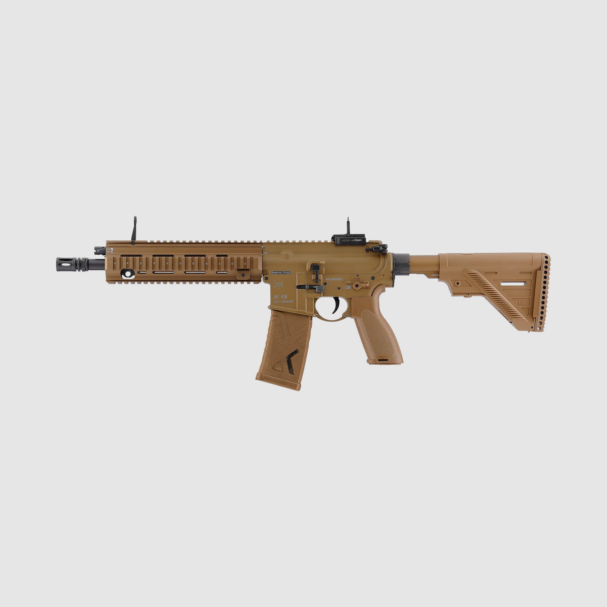 HK416 F-S (A5) Grün-braun Softair Gewehr 6 mm BB frei ab 18 S-AEG | Heckler & Koch
