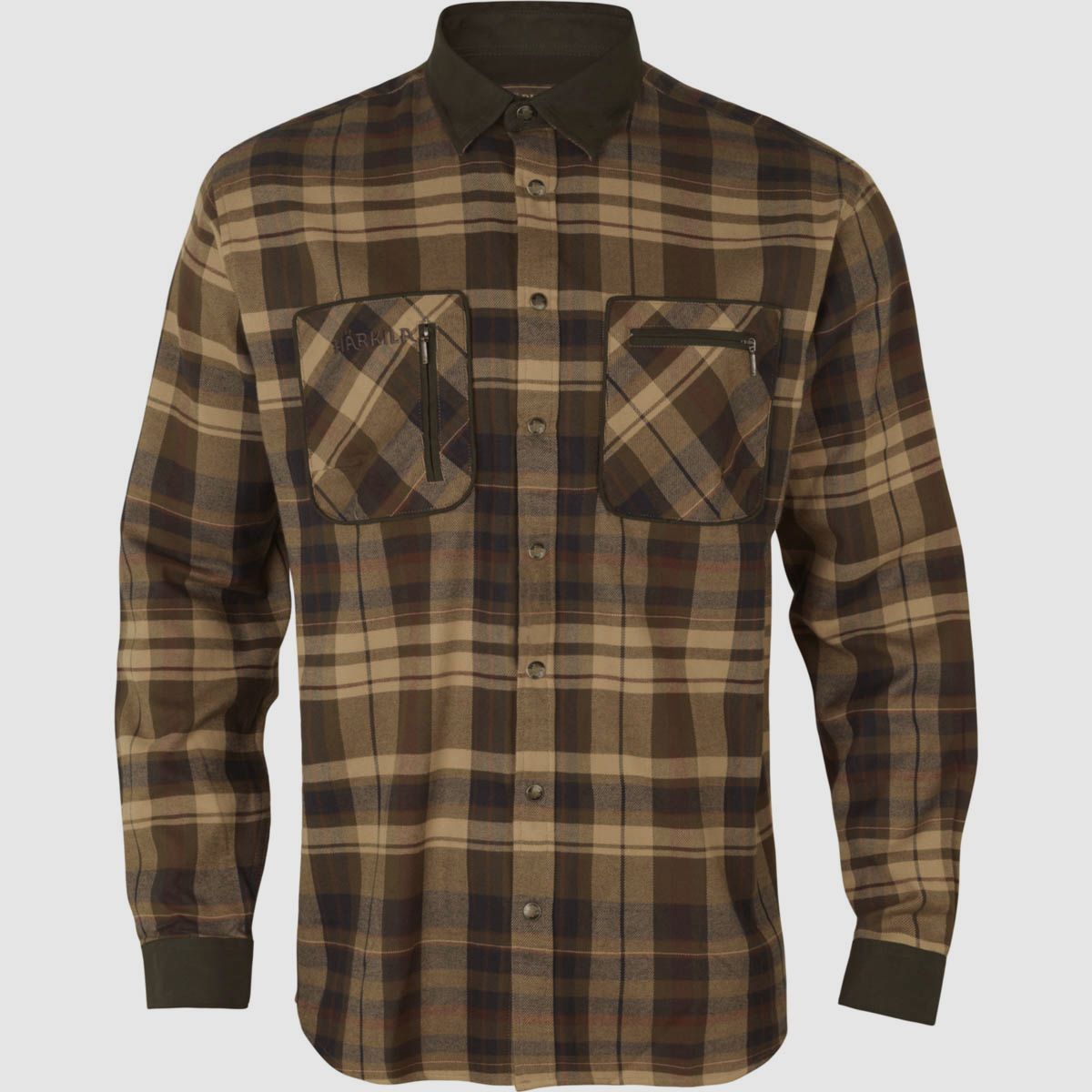 Härkila Hemd Pajala Beige w/brown