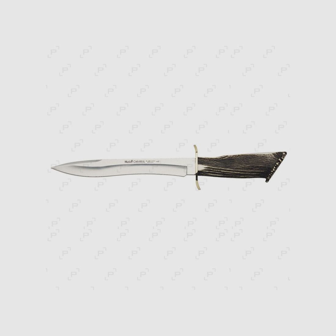 Jagdmesser MUELA CHEVREUIL mit Hirschholzgriff, Klinge 22 cm