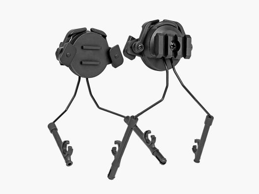 Soporte para auriculares 360° de liberación rápida (Negro)