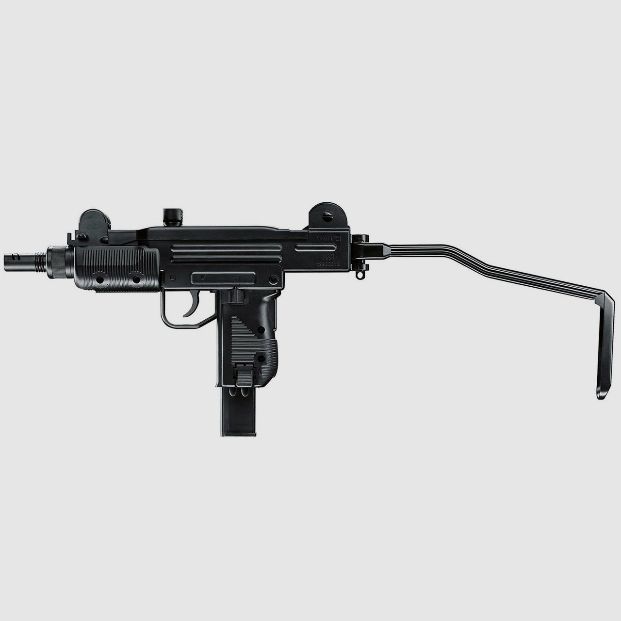 CO2 Maschinenpistole Umarex IWI Mini UZI SchalldĂ¤mpferatrappe Kaliber 4,5 mm BB (P18)