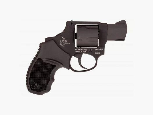 Taurus-Revolver .380, matt schwarz eloxiert, 1,75″, weicher Gummigriff