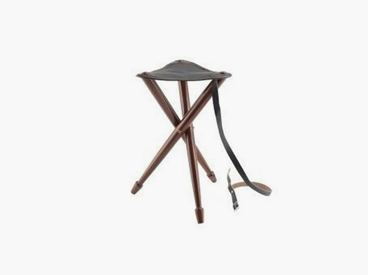 BHA Driepoot Kruk Hout & Leer 65 cm