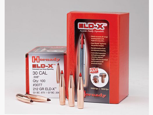 HORNADY Pociski ELDX-25 Kal. 257 128 gr (1-7,5″) (100M2500)