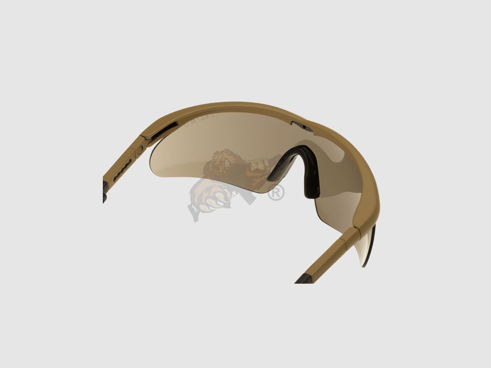 Schutzbrille Raptor - Smoke/Clear/Lightrust | SwissEye