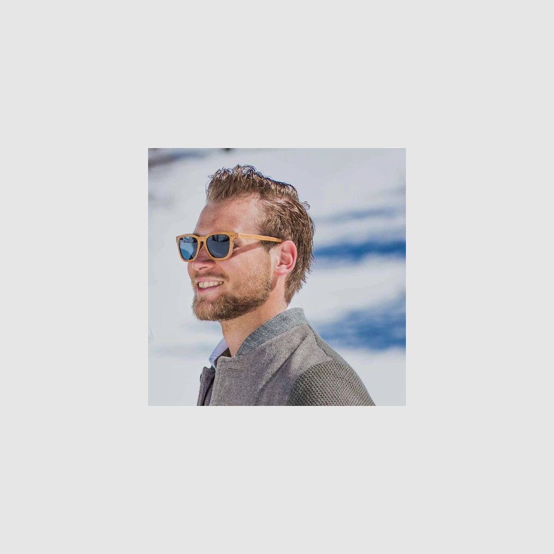 Lunettes de soleil Forest View en bois de cerisier