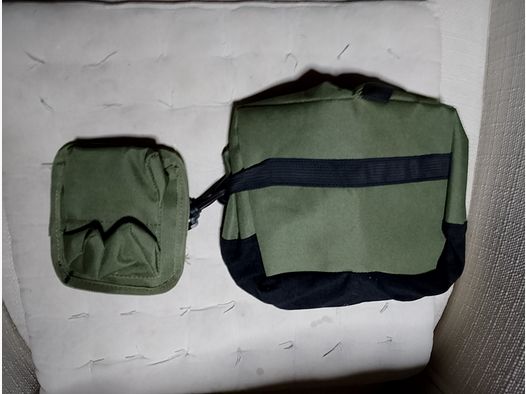 Weapon Sandbag Rest Sniper Bag Support Rifle green Sand Bag Set 2 pieces new unused