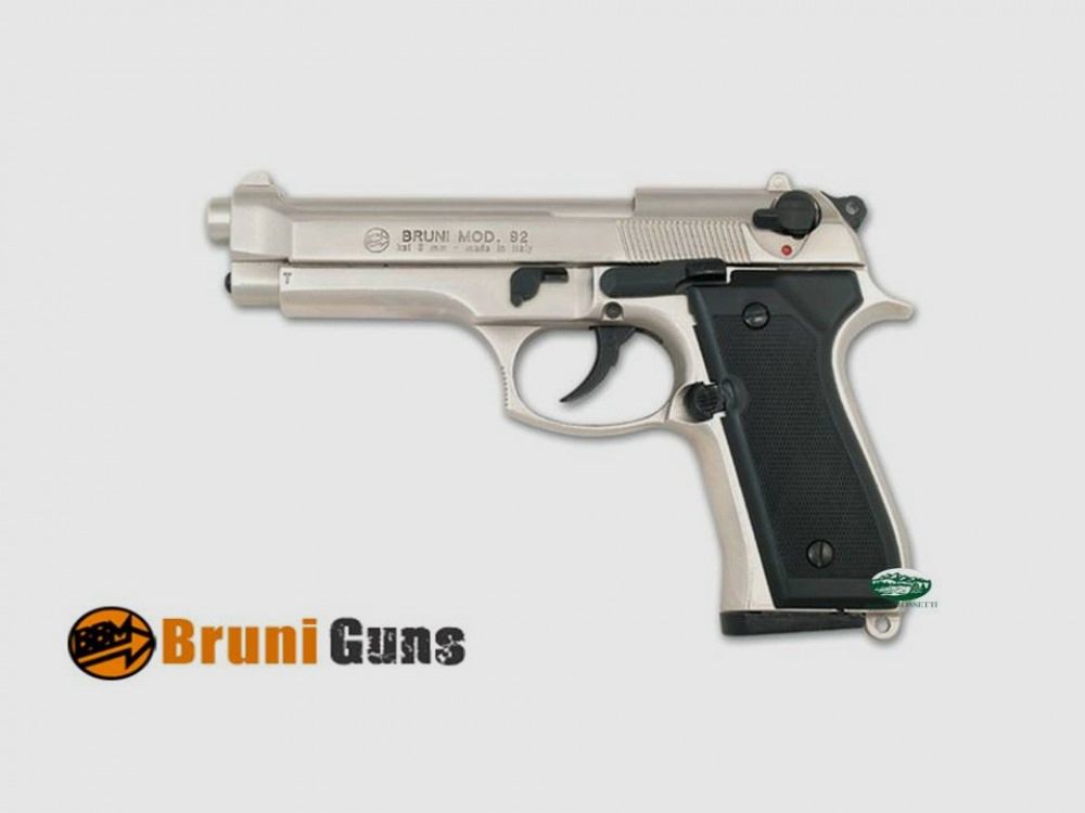 BRUNI Beretta mod.92 knalpatronen kal.8 mm nikkel