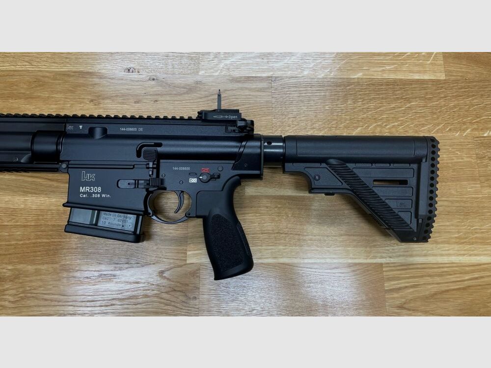 Heckler & Koch MR308 A3 16,5" - halfautomatisch geweer .308 Win. HK MR308 A3 kleur zwart - H&K MR 308 A3 - civiele versie van de H&K 417